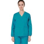 Gommages uniforme mdical femmes ensemble de gommage mdical haut et pantalon - bleu - s