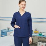 Gommages uniforme mdical femmes gommages ensemble gommages mdicaux haut et pantalon a manches longues ...