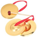 Gong a main ¿ instrument de musique en alliage durable pour enfants, facile a utiliser, cadeau idal ...