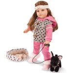 Gtz mode poupe hannah & son chien staycation 50 cm - 12 pcs