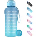 Gourde de 2 litres sans bpa, 2 l, avec marquage du temps et filtre a fruits, 2000 ml, bouteille d'eau ... Gourde de 2 litres sans bpa, 2 l, avec marquage du temps et filtre a fruits, 2000 ml, bouteille d'eau ...