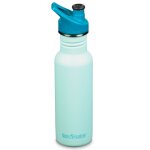Gourde inox classique 532 ml bouchon sport blue tint - klean kanteen