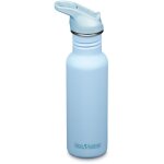 Gourde inox classique 800 ml bouchon sport sea spray bleu