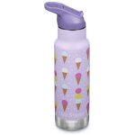 Gourde inox isoterme 355 ml bouchon sport violet