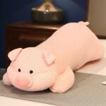 Grand animal lapin oreiller peluche ours rose cochon poupe fille sommeil confort marionnette poupe ...