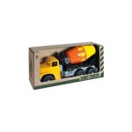 Grand camion chantier travaux betonnire