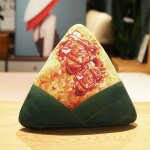 Grand coussin en peluche zongzi, pendentif, festival des bateaux - dragons grande boulette de riz - 20 ...
