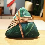 Grand coussin en peluche zongzi, pendentif, festival des bateaux - dragons zongzi vert - 20 cm (0, 1 ...