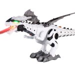 Grand dinosaure mcanique a spray avec aile, modle d'animal de dessin anim electronique, robot pterosaures ...