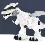 Grand dinosaure m�canique a spray avec aile, mod�le d'animal electronique de dessin anim�, dinosaure ...