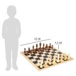 Grand jeu d'chec rversible en bois