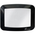 Grand miroir rétroviseur rectangulaire - dreambaby - réglable pour siege arriere - 20 x 24 cm - noir Grand miroir rétroviseur rectangulaire - dreambaby - réglable pour siege arriere - 20 x 24 cm - noir