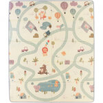 Grand tapis d'�veil r�versible voitures / animaux