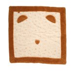 Grand tapis de jeu en double gaze de coton et sherpa
