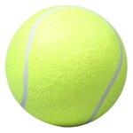 Grande balle de tennis de 9. 5 pouces pour enfants, jouet a m�cher g�ant pour chien, chiot, lanceur, ...