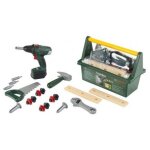 Grande caisse outils enfant avec visseuse accu electronique bosch mini - outillage et accessoires - set ...