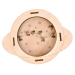 Grande louche en bois naturel inachev, pour bricolage artisanat cadeaux