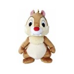 Grande peluche ecureuil tac 55 cm - set doudou xl collection tic et tac + 1 carte offerte - enfant