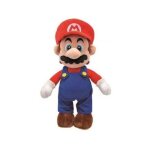 Grande peluche super mario 50 cm - plombier mario - set doudou classique enfant + 1 carte offerte