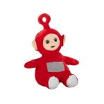 Grande peluche teletubbies po rouge 75 cm - set doudou xl enfant + 1 cart tigre