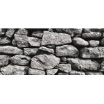 Gray stone wall, photo murale intiss�e, 202 x 90 cm, 1 part - enfants