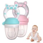 Grignoteuse en silicone pour bbs, ttine pour mcher, en forme de mamelon, pour grignoter des aliments ...