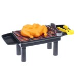 Grill a barbecue echelle 1:12 pour maison de poup�e, ornements miniatures, outil de bbq, mini meubles, ...