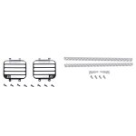 Grille de protection des phares avant avec plaque antidrapante en mtal, arrire et latral, pour voiture ...