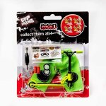 Grip and tricks - finger scooter vert pack 1 avec 2 roues supplmentaires 3 outils pour trottinette freestyle ...