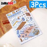 Gros 3d pet autocollant aménagement paysager mignon dessin animé scène de poche bricolage cabine autocollants ... Gros 3d pet autocollant aménagement paysager mignon dessin animé scène de poche bricolage cabine autocollants ...