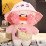Vente en gros, jouet en peluche mignon de canard de caf� de 30cm, peluche douce de canard kawaii, oreiller ...