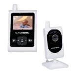 Grundig babyphone camera ¿ camera bb avec ecran couleur 2 pouces ¿ avec vision nocturne, affichage ...