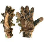 Guguluza - gants de camouflage en cuir chevelu 3d, gants confortables et durables, pour la chasse en ...