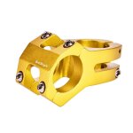 Guidon de vlo de montagne en alliage d'aluminium de 31. 8mm, tige fixe, accessoire de cyclisme (or)