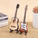 Guitare electrique miniature 1 / 6 en bois avec support, 1 pi�ce