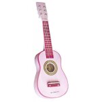 Guitare jouet rose