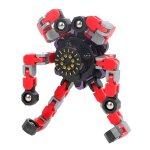 Gyro robot m�canique pour enfants, jouet anti - stress d�formable, tourne le bout des doigts, spinner, ...