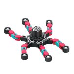 Gyro robot m�canique pour enfants, jouet anti - stress d�formable, tourne le bout des doigts, spinner, ...