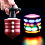 Gyroscope laser rotatif a lumière led flash coloré en bois pour enfants, musique lumineuse, jouet amusant, ... Gyroscope laser rotatif a lumière led flash coloré en bois pour enfants, musique lumineuse, jouet amusant, ...