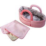 Haba couffin pour poup�e rose