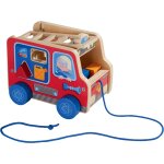Haba figurine a tirer camion de pompiers