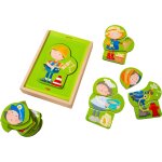 Haba puzzle en bois mli - mlo de mtiers