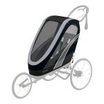 Habillage de si�ge poussette zeno - noir - cybex gold