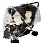 Habillage universel pluie pour poussette de double enfants imperméable housse anti - pluie et vent transparent ... Habillage universel pluie pour poussette de double enfants imperméable housse anti - pluie et vent transparent ...