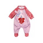 Habit poupée 39 - 46 cm : pyjama lapin rose avec coeur baby born - vêtement accessoire poupée et poupon ... Habit poupée 39 - 46 cm : pyjama lapin rose avec coeur baby born - vêtement accessoire poupée et poupon ...