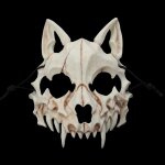 Halloween japonais dragon dieu loup - garou masque cosplay animal squelette masque unisexe rsine fte ...