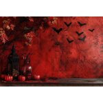 Halloween photographie fond chambre effrayant effrayant sorcire maison enfants fte d'anniversaire portrait ...
