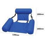 Hamac a eau gonflable pliable et flottant, lit inclinable avec dossier, pour la piscine, pour les loisirs ... Hamac a eau gonflable pliable et flottant, lit inclinable avec dossier, pour la piscine, pour les loisirs ...