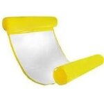 Hamac a eau jaune ¿ matelas gonflable permable a l'eau ¿ jouet de piscine pour petits et grands ¿ ...