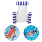 Hamac flottant pliable en pvc pour piscine, matelas gonflable inclinable, chaise flottante, lit, jouets ...